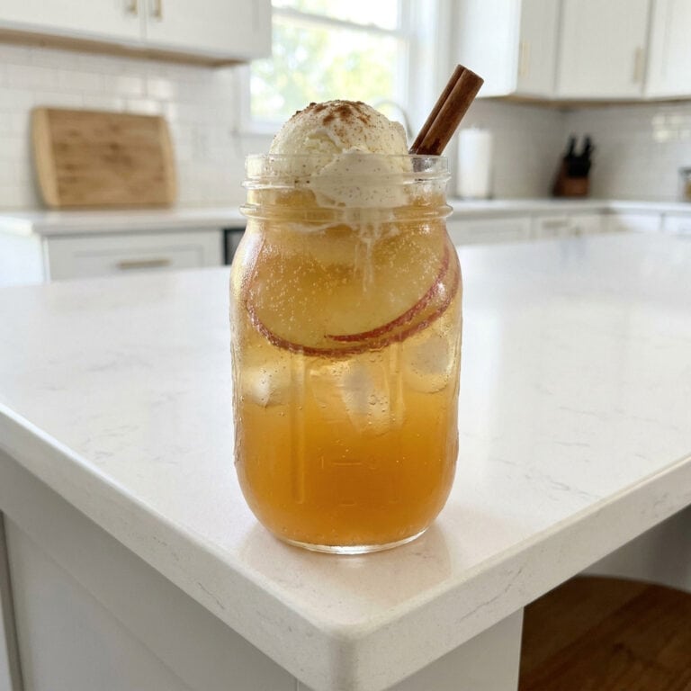 Honeycrisp Cider Float Mocktail Recipe