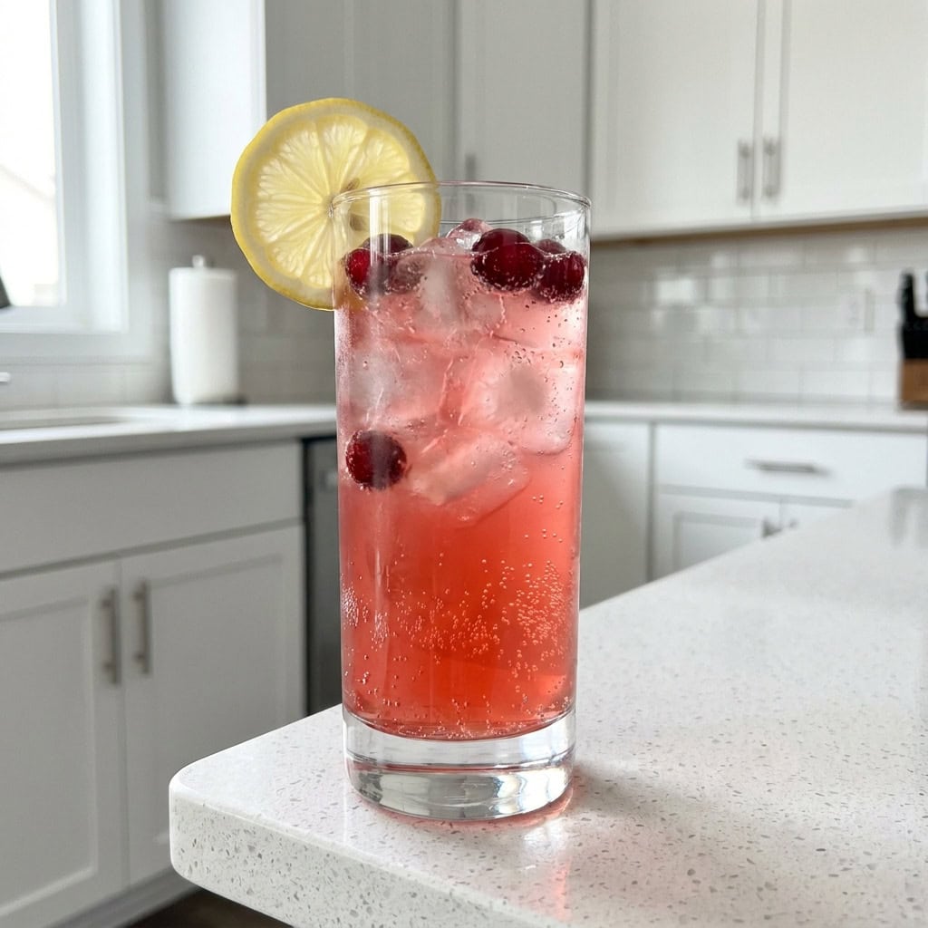 Limoncello Cranberry Cooler Cocktail Recipe