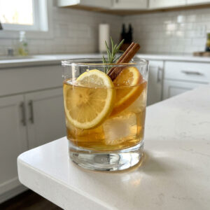 Maple Bourbon Punch Cocktail Recipe