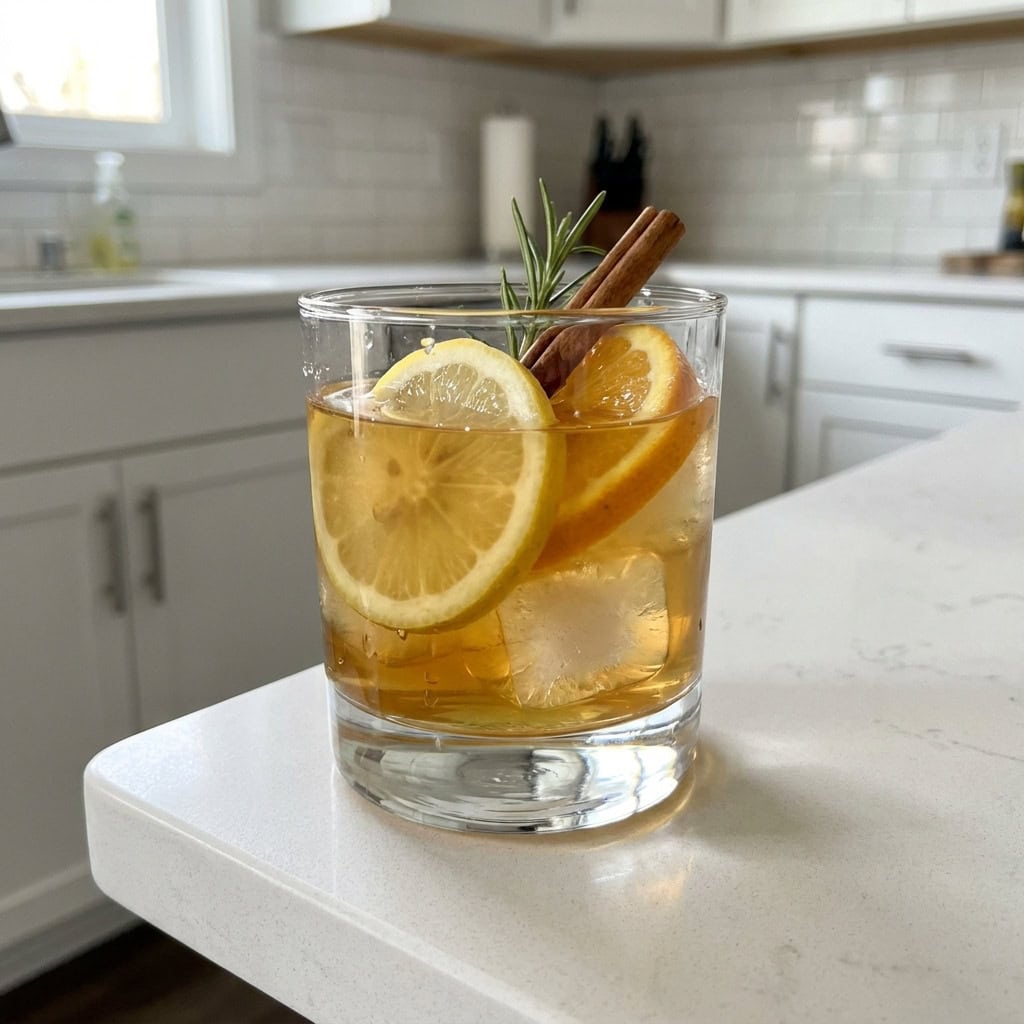 Maple Bourbon Punch Cocktail Recipe
