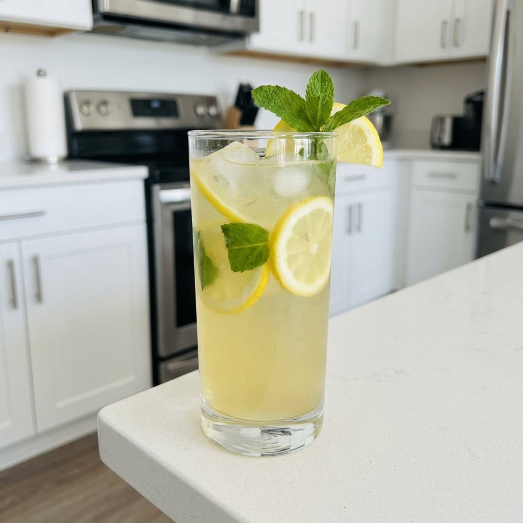 Maple Lemonade Refresher Mocktail Recipe