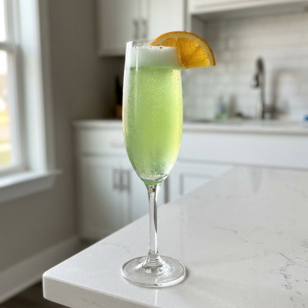Midori Christmas Mimosa Cocktail Recipe