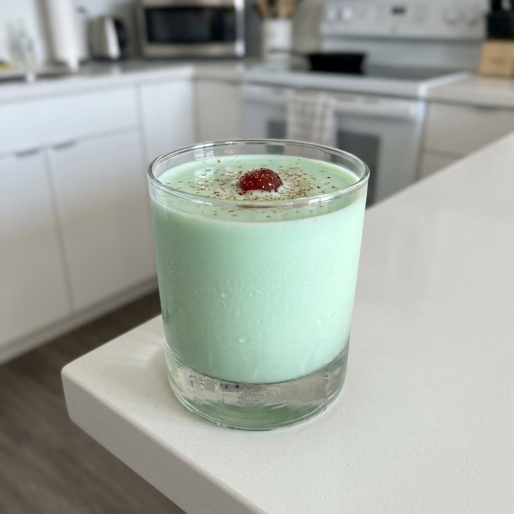 Midori Eggnog Twist Cocktail Recipe