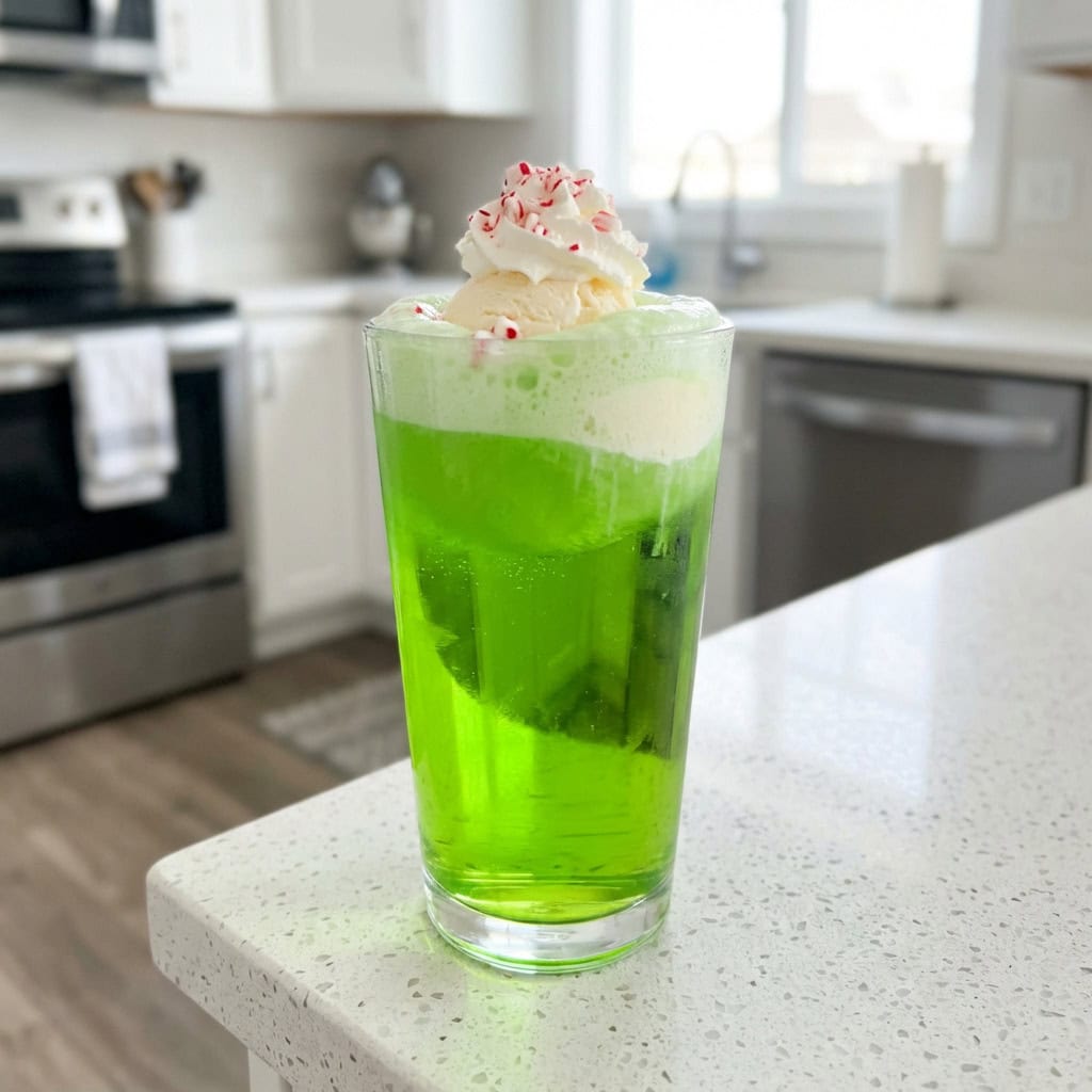 Midori Peppermint Float Cocktail Recipe
