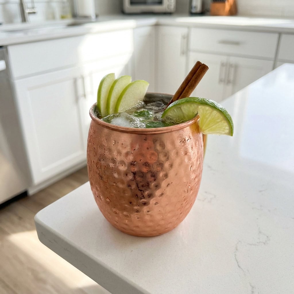 Mint Apple Mule Cocktail Recipe