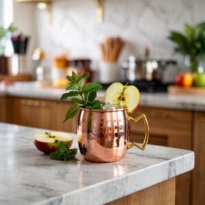 Mint Apple Mule cocktail recipe