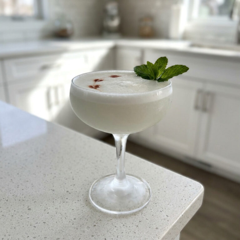 Mint Gin Sour Cocktail Recipe