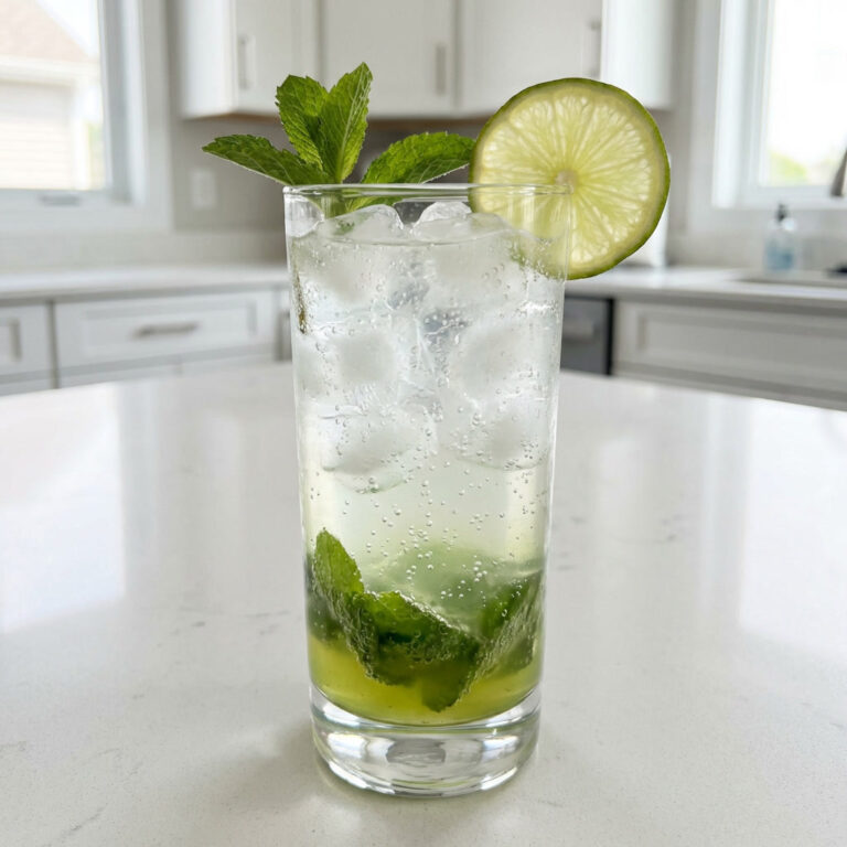Mint Lime Spritz Cocktail Recipe