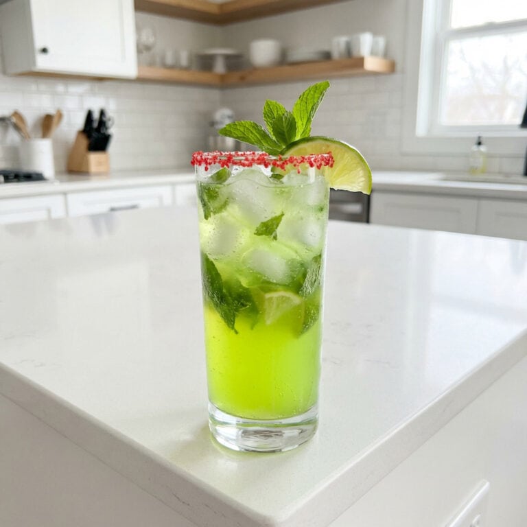 Minty Grinch Mojito Cocktail Recipe