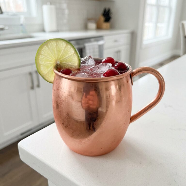 Mistletoe Gin Mule Cocktail Recipe