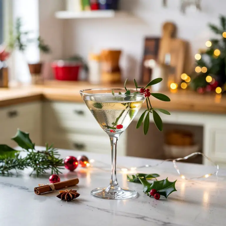 Mistletoe Martini Cocktail Recipe
