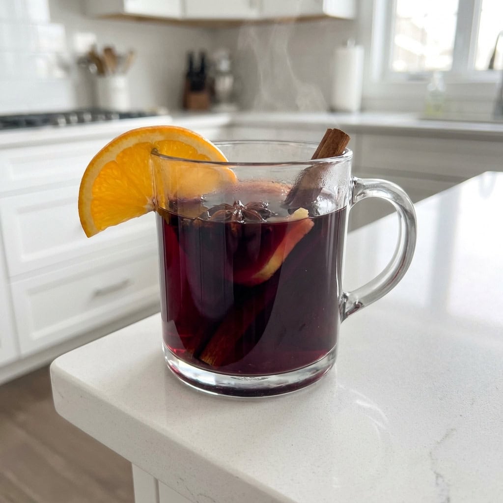 Non-Alcoholic Mulled Wine Mocktail Recipe