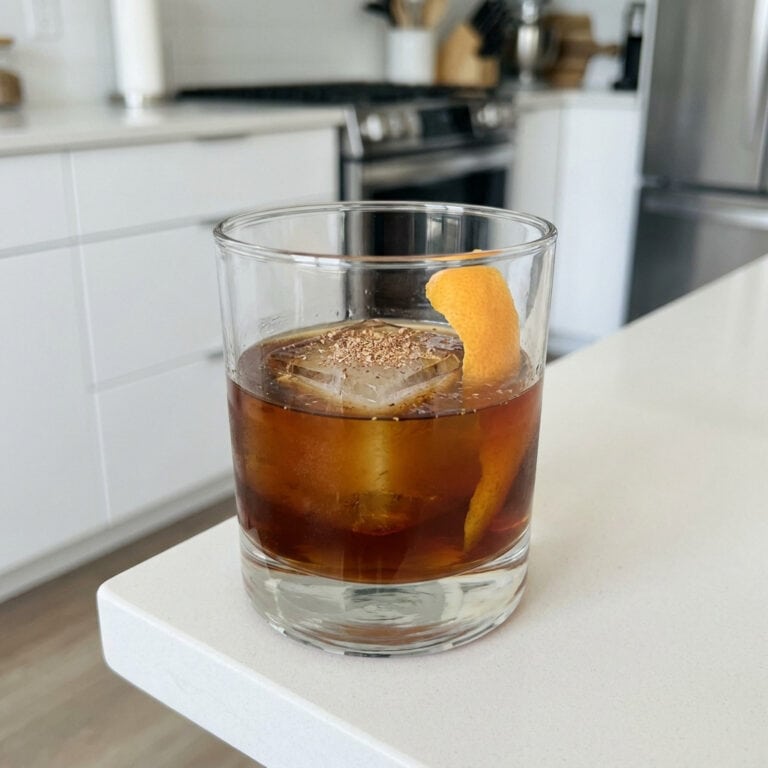 Nutmeg Coffee Old Fashioned Cocktail Recipe