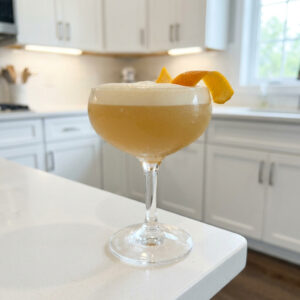 Orange Bourbon Flip Cocktail Recipe