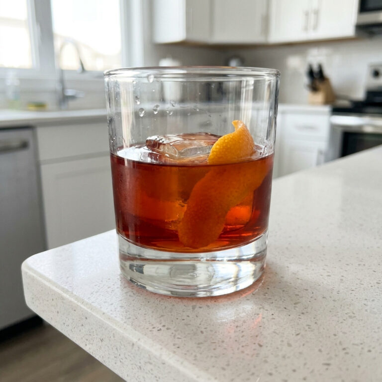 Orange Cardamom Negroni Cocktail Recipe