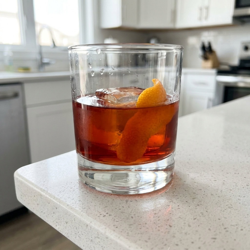 Orange Cardamom Negroni Cocktail Recipe