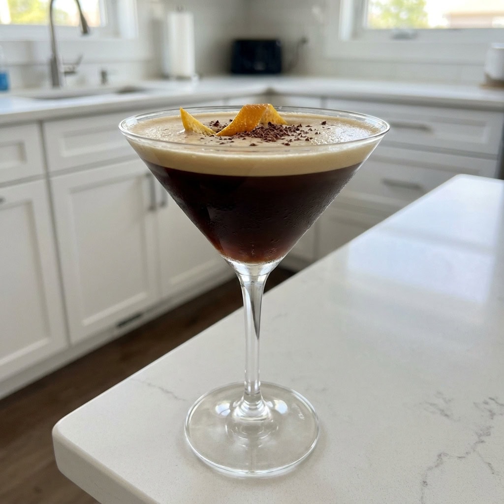 Orange Chocolate Espresso Martini Cocktail Recipe