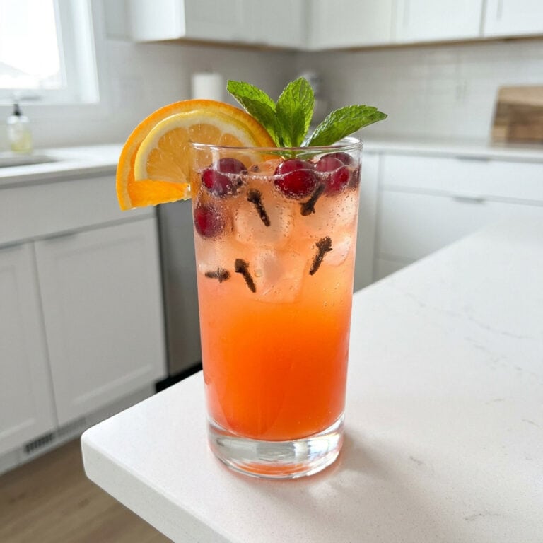 Orange Clove Punch Mocktail Recipe