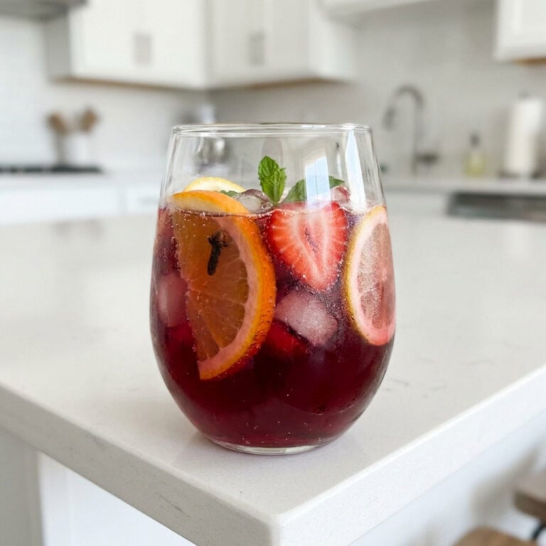 Orange Clove Sangria Cocktail Recipe