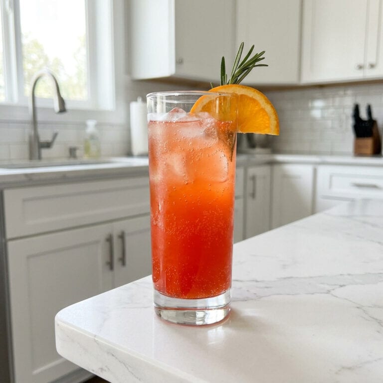 Orange Clove Spritzer Mocktail Recipe