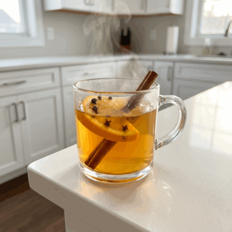 Orange Clove Whiskey Toddy Cocktail Recipe