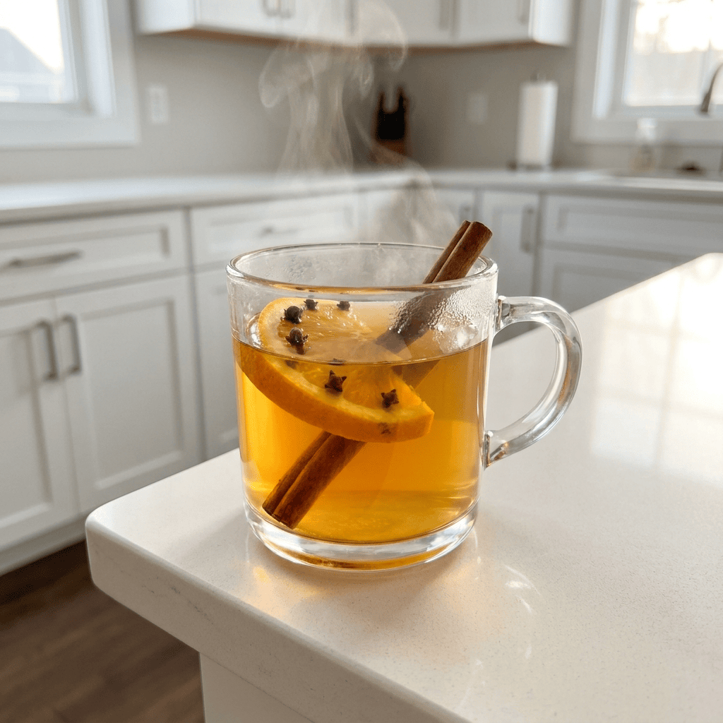 Orange Clove Whiskey Toddy Cocktail Recipe