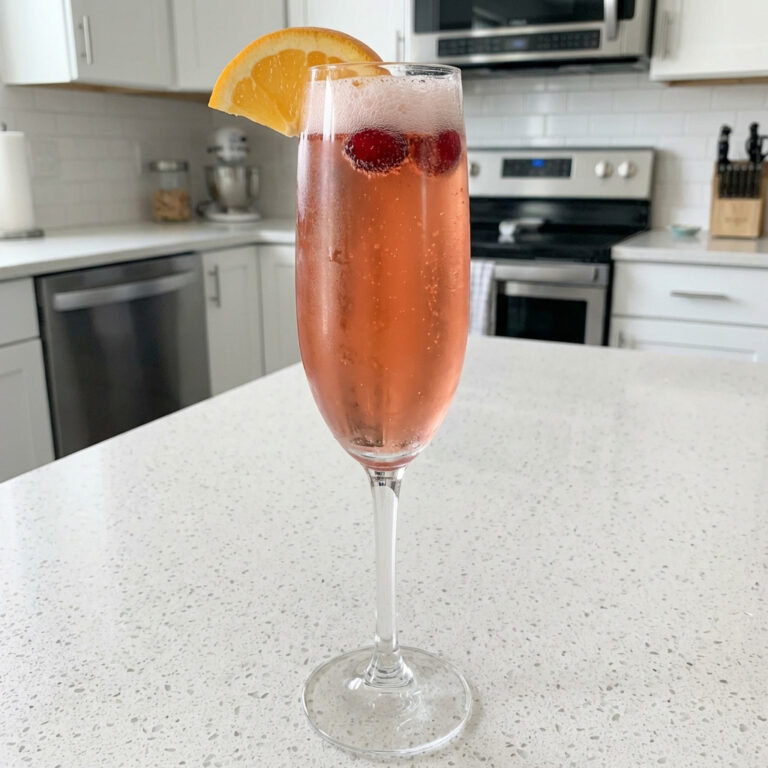Orange Cranberry Mimosa Cocktail Recipe