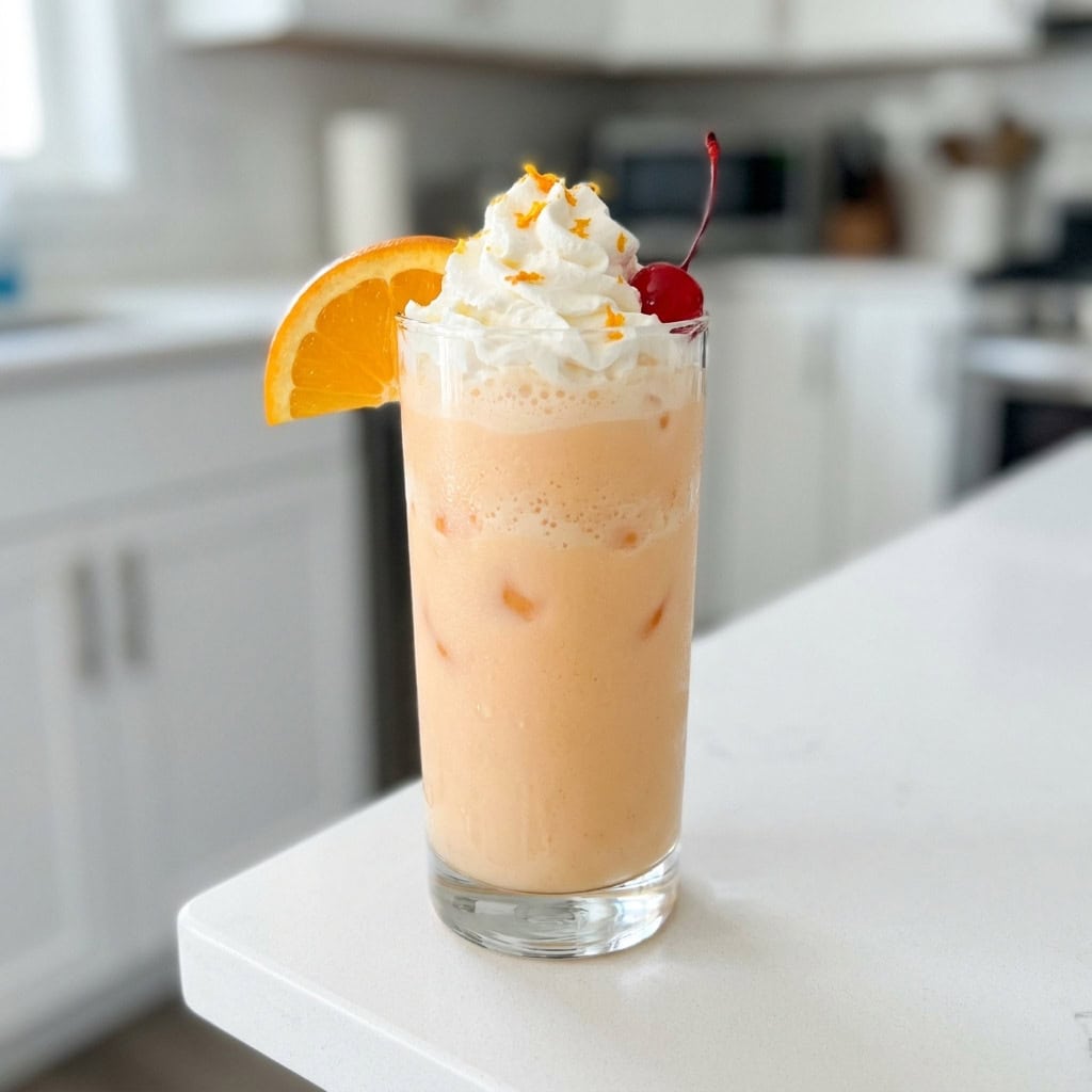 Orange Creamsicle Punch Mocktail Recipe