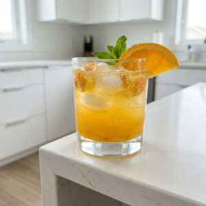 Orange Ginger Beer Smash Cocktail Recipe