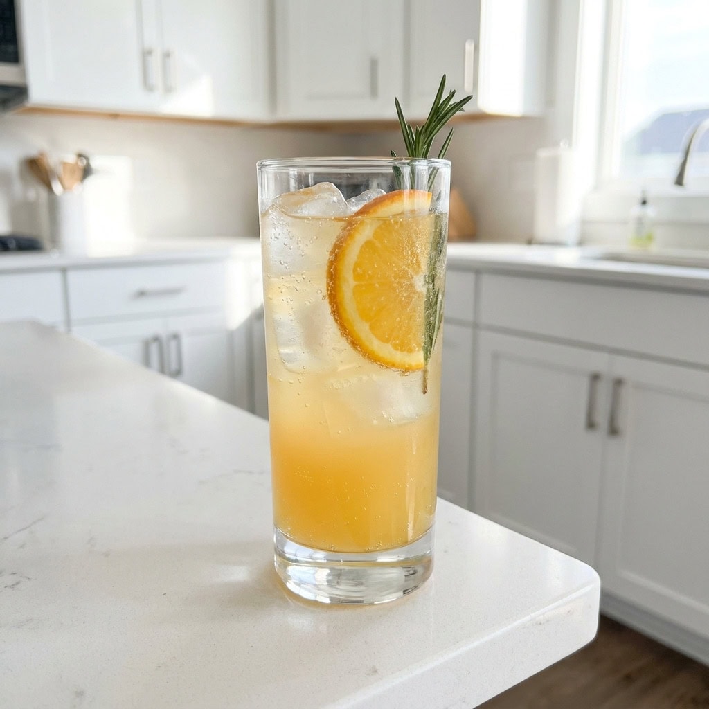 Orange Rosemary Collins Cocktail Recipe
