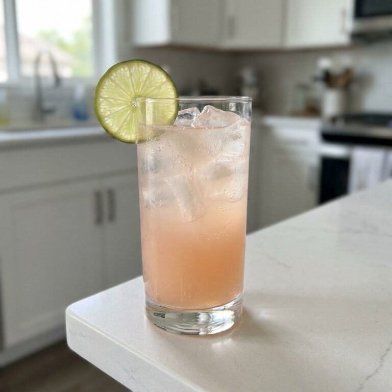 Paloma with Lime and Agave Syrup Cocktail Recipe