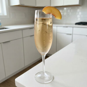 Peach Bellini Spritz Cocktail Recipe