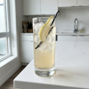 Pear Vanilla Collins Cocktail Recipe
