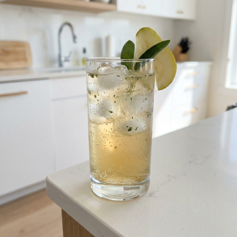 Pear and Sage Cooler Mocktail Recipe