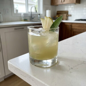 Pear and Sage Gimlet Cocktail Recipe