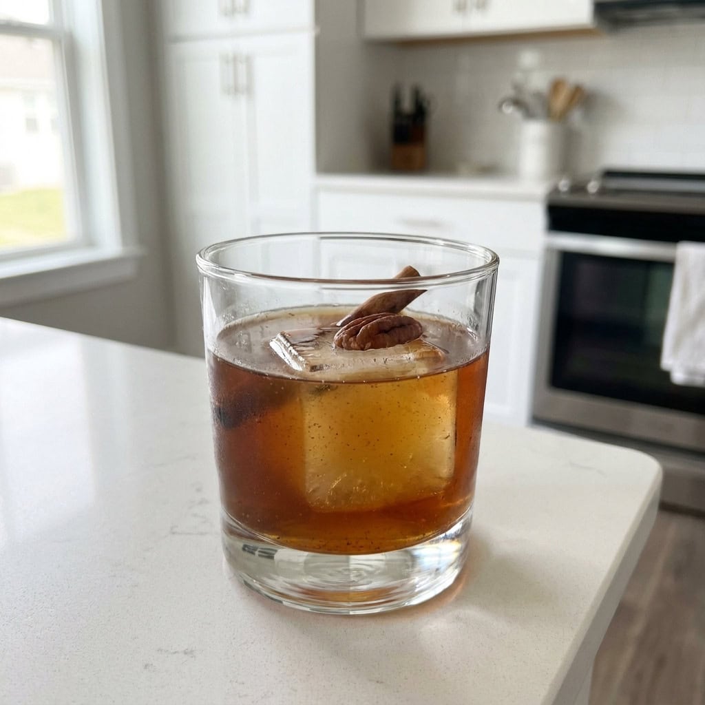Pecan Bourbon Old Fashioned Cocktail Recipe