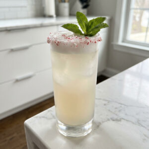 Peppermint Gin Fizz Cocktail Recipe