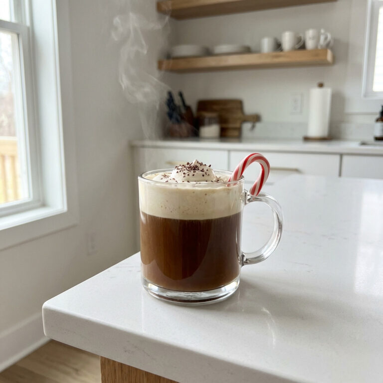 Peppermint Irish Coffee Cocktail Recipe