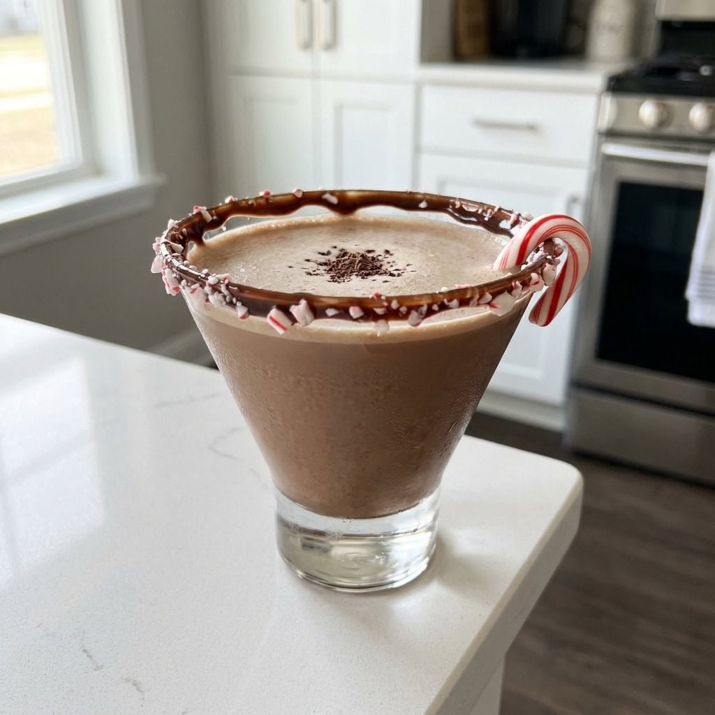 Peppermint Mocha Martini Cocktail Recipe