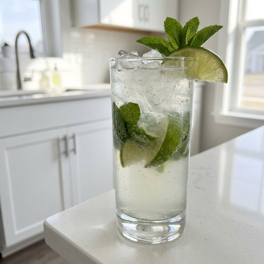 Peppermint Mojito Cocktail Recipe