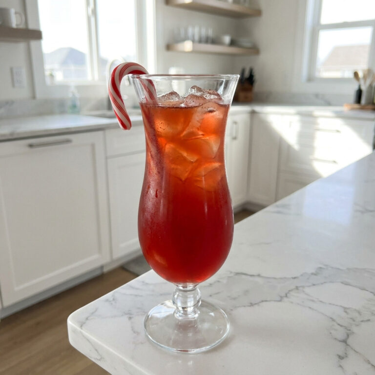 Peppermint Rum Punch Cocktail Recipe