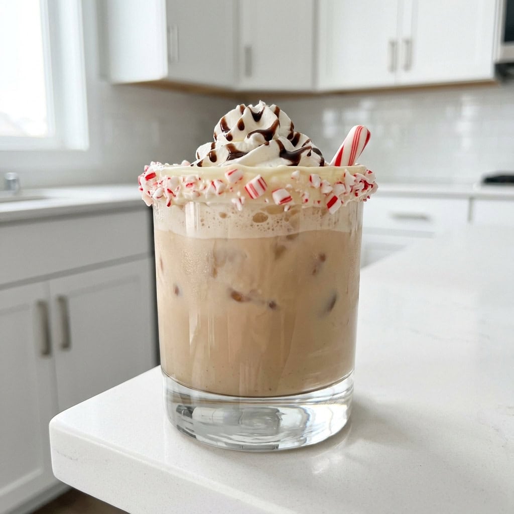 Peppermint White Russian Punch Cocktail Recipe