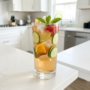 Pimms And Pear Punch Cocktail Recipe