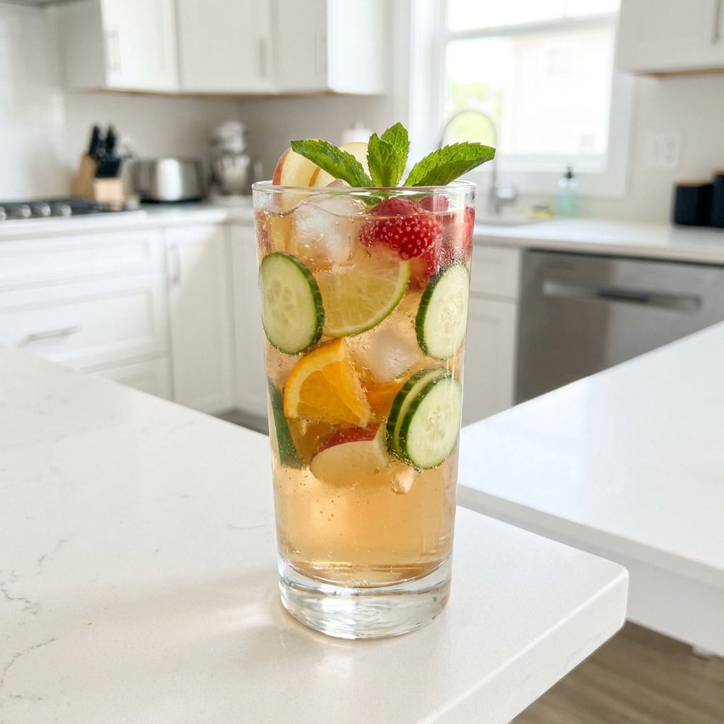 Pimms And Pear Punch Cocktail Recipe