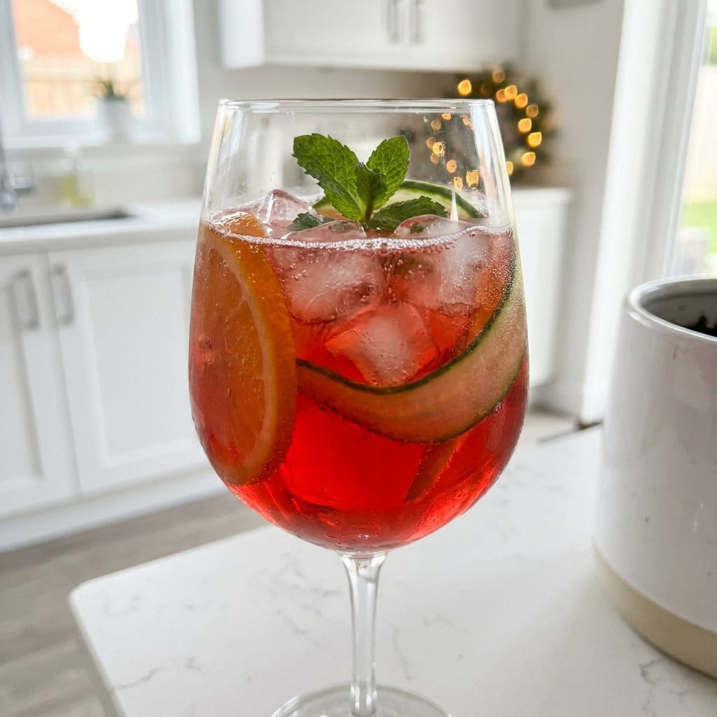 Pimms Christmas Spritz Cocktail Recipe