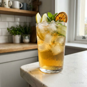 Pimms Spiced Pear Cooler Cocktail Recipe