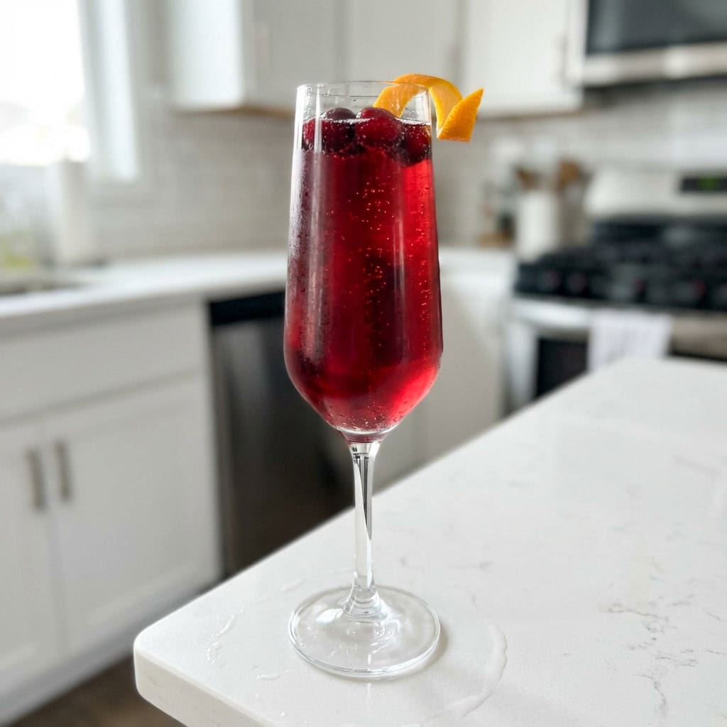 Poinsettia Cocktail Recipe