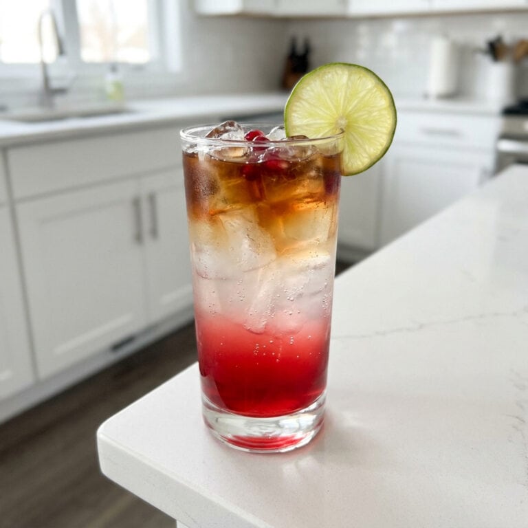 Pomegranate Dark and Stormy Cocktail Recipe