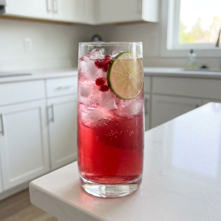 Pomegranate Vanilla Vodka Spritz Cocktail Recipe