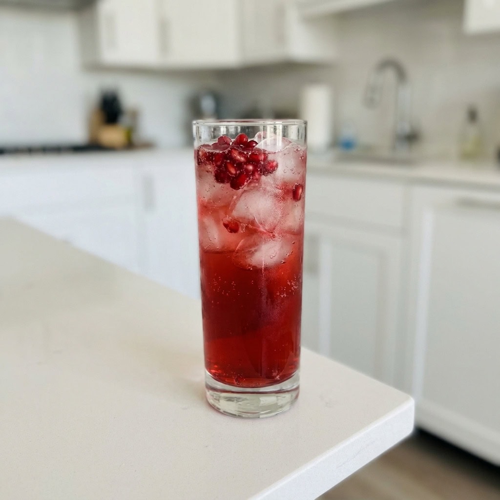 Pomegranate Vodka Spritz Cocktail Recipe